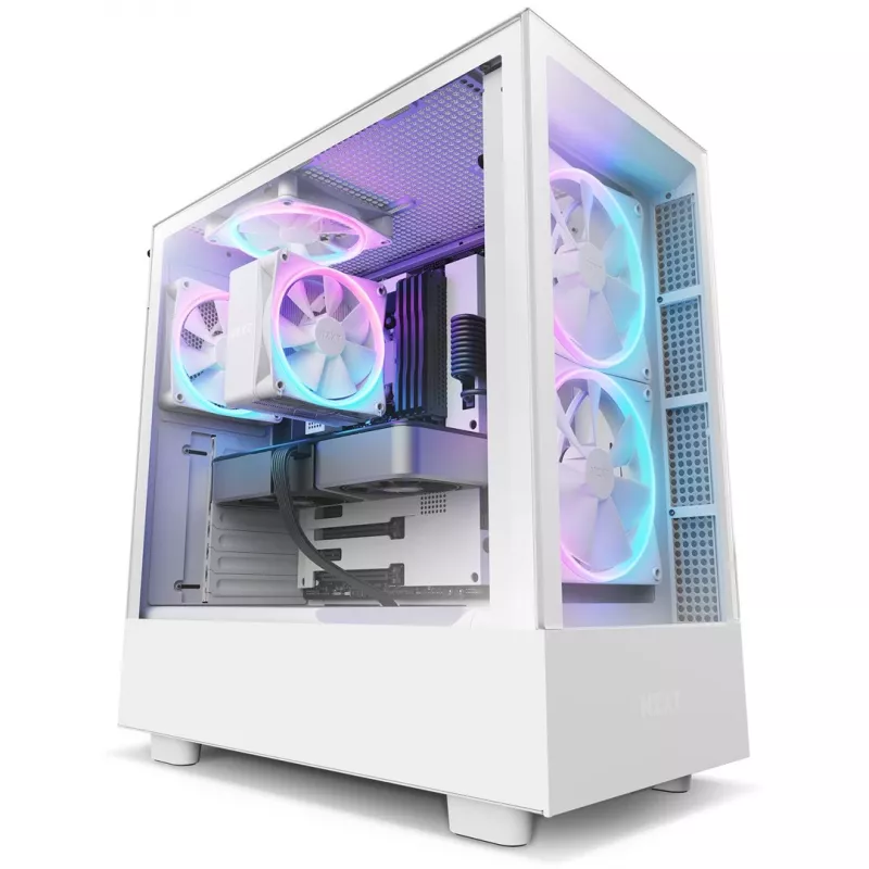 NZXT T120 RGB Prozessor-Luftkühler 12 cm Weiß 1 Stück