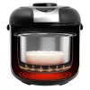 Reiskocher GASTROBACK Rice Control Low Carb & Steam, 3 L, 450 W, schwarz/Edelstahl