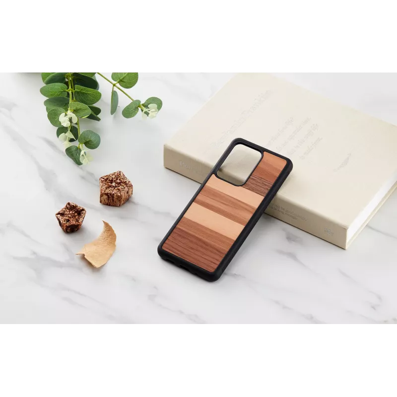 Schutzhülle man and wood Galaxy S20 Ultra — schwarzes Holzfinish