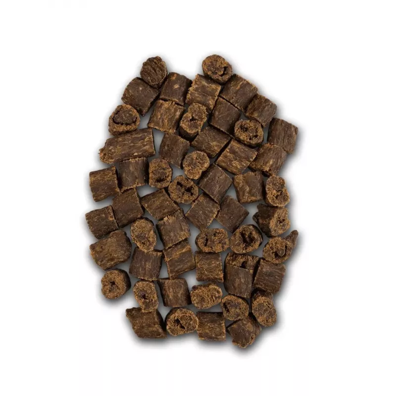 UNISZKI Knuspriges Rindfleisch mit Petersilie und Brennnessel - Hundeleckerli - 80 g