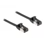 Netzwerkkabel DeLOCK RJ45-Kabel Stecker auf Stecker Cat.8.1 2 m schwarz