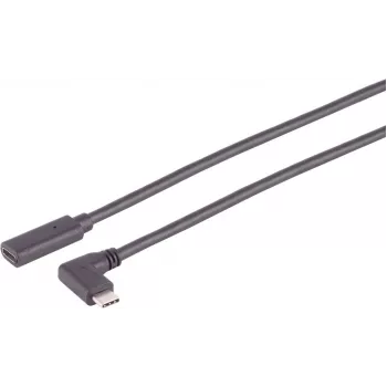 USB-Kabel S/CONN 13-54155 USB 3.2 Gen 2x2 USB C Grau 20 Gbit/s
