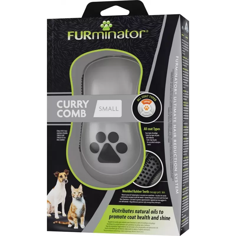 FURminator - Gummibürste für Hunde und Katzen - S