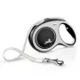 Flexi neu COMFORT 8 m Schwarz, graue Hunde-Rollleine