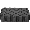 Gummiauflage ks tools 160.0391, universelle Stützauflage 155×125×35 mm