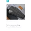 Schutzhülle Devia Woven2 für iPhone 11 Pro Max, gewebte Textur, schwarz