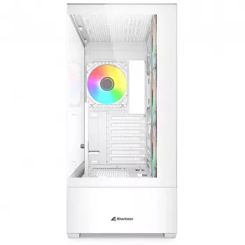 PC-Gehäuse Sharkoon AK6 RGB, ATX, Weiß