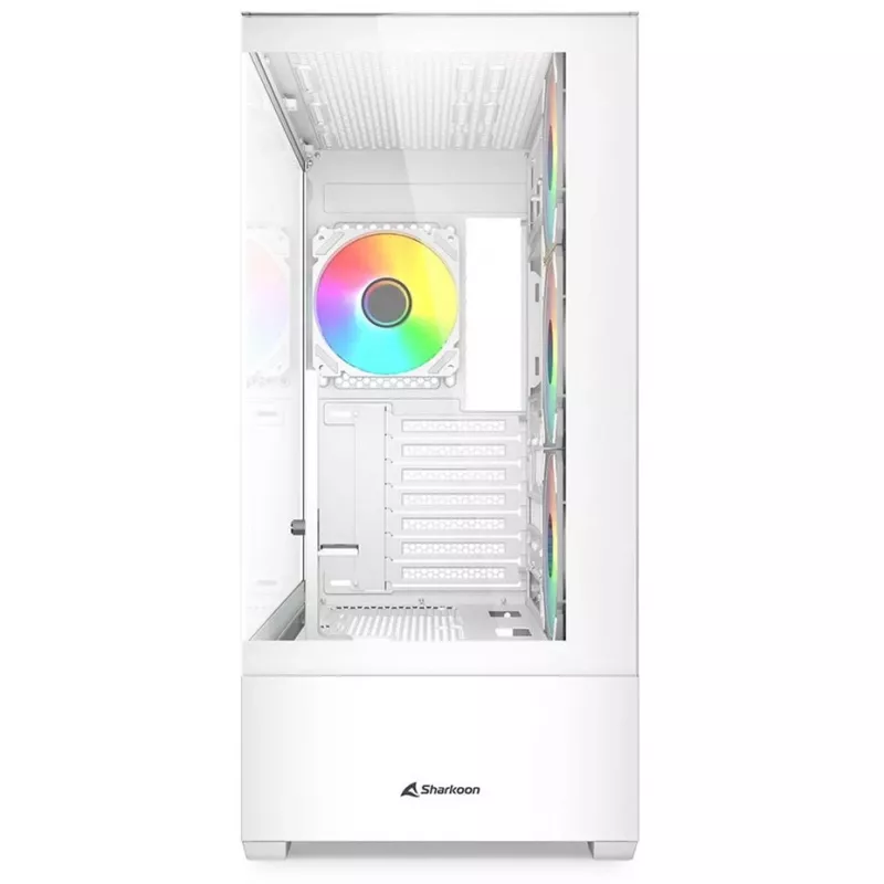 PC-Gehäuse Sharkoon AK6 RGB, ATX, Weiß