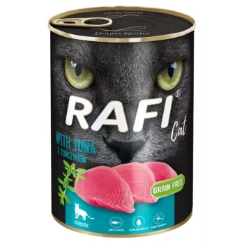 DOLINA NOTECI Rafi Cat Adult mit Thunfisch - Nassfutter für Katzen - 400 g