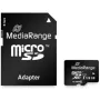 MediaRange MR945 - Flash-Speicherkarte (microSDXC mit SD-Adapter) - 128 GB - UHS-I / Class10 - microSDXC - Schwarz (MR945)