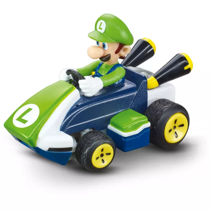 CARRERA RC Tischrennen Mario Set 370430015 – 2,4 GHz Tischplatten-RC Mario & Luigi