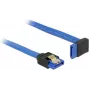 SATA-Kabel DeLOCK 84995 0,2m SATA 7-Pin Schwarz Blau