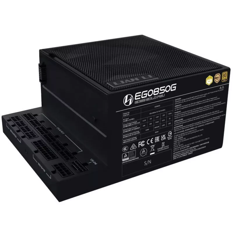 Netzteil LIAN LI EDGE GOLD 850 – 850 W, 80 PLUS Gold, Active PFC