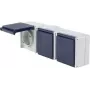 as - Schwabe 62464 Aufputz-Steckdose IP54 Grau (62464)