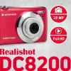 AgfaPhoto Compact Realishot DC8200 1/3.2 Kompaktkamera 18 MP CMOS 4896 x 3672 Pixel Rot (DC8200RD)