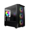 Montech X5M (B) Micro Tower PC-Gehäuse – Micro-ATX/Mini-ITX, 3x120mm vorne, 1x120mm hinten, unterstützt ATX-Netzteile, 2x3,5 Zoll + 4x2,5 Zoll, Schwarz