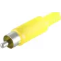 RCA-Stecker ShiverPeaks BS51400-Y Gelb Male