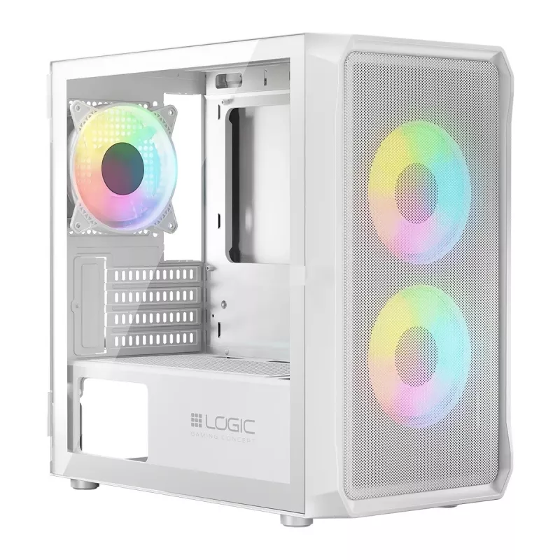 Logic PORTOS ARGB MINI USB 3.0 Gehäuse Weiß