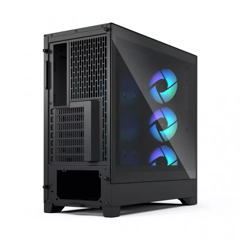 PC-Gehäuse Fractal Design Pop 2 Air Schwarz TG RGB Midi Tower – ATX/Micro-ATX/Mini-ITX, 3x120mm vorne, 1x120mm hinten, 2,5-Zoll- und 3,5-Zoll-Schächte