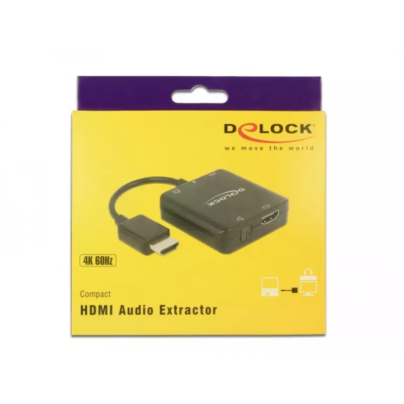 Video-Kabeladapter HDMI Typ A DeLOCK 63276