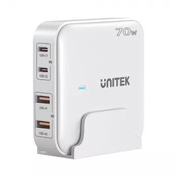 Tischladegerät Unitek P1228AWH01-EU 70W 2×USB-A 2×USB-C