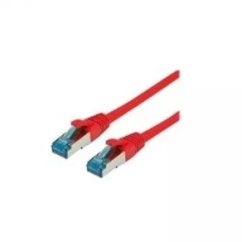 VALUE - Patchkabel - RJ-45 (M) auf RJ-45 (M) - 1,5 m - SFTP, PiMF - CAT 6a - halogenfrei, vergossen, rastnasenschutz, verseilt - Rot (21.99.1991)