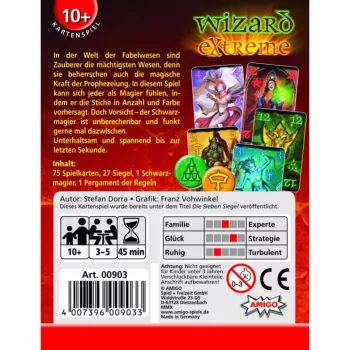 Wizard Extreme, Kartenspiel