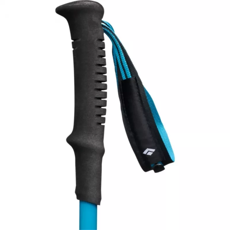 Trekkingstöcke Distance Carbon Z, Fitnessgerät Anthrazit/Blau, 1 Paar, 105 cm