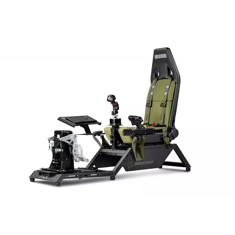 Cockpitsitz von Next Level Racing Flight Simulator Boeing Military 396055 — spezieller Flugsimulationssitz, kompatibel mit Steuerhörnern und Pedalen