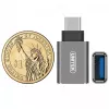 UNITEK Y-A025CGY Kabel-Interface/Gender-Adapter USB Type-C auf USB Type-A, Metall