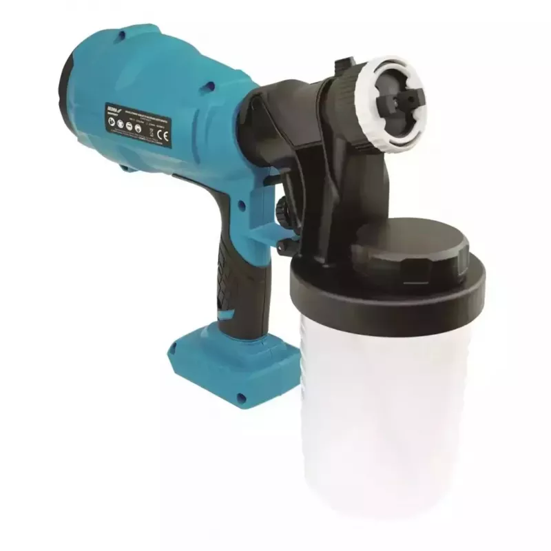 Dedra DED7057 kabellose Farbsprühpistole 18 V, 900 ml