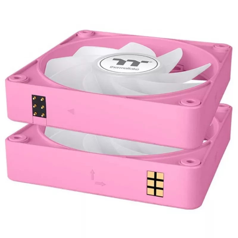 Lüfter THERMALTAKE CT140 EX Reverse ARGB Sync 140 mm, 500–1800 RPM, Pink, 3 Stück