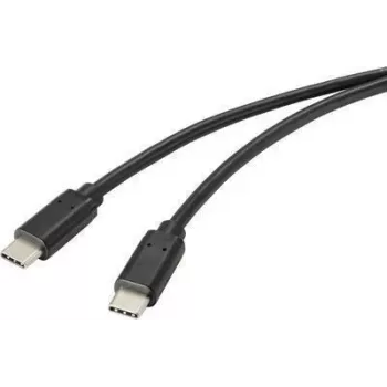 Renkforce RF-4716842 USB-Kabel 2 m USB 2.0 USB A USB C Schwarz (RF-4716842)
