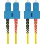 Glasfaser-Patchkabel helos 216666 OS2 9/125µm SC-SC Duplex 0,5 m