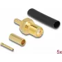 SMA-Buchse zum Crimpen RG-174 / RG-316 DeLOCK 90037