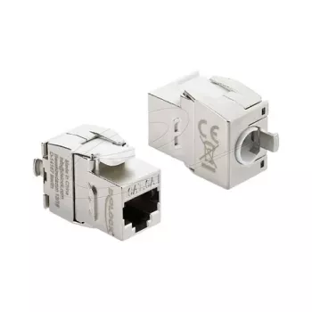 Keystone-Modul RJ45 Cat.6A werkzeugfrei, DELOCK 90990, blau
