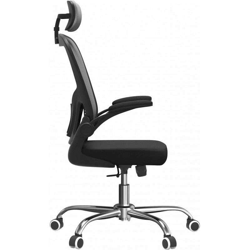 Bürostuhl top e shop DORY SZARY — gepolsterte Sitzfläche, Netzrückenlehne, 650×620 mm, Höhe bis 122 cm