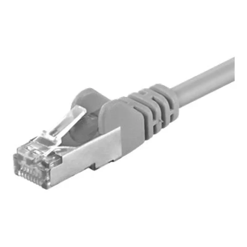 Netzwerkkabel GOOBAY CAT 5e F/UTP Patchkabel RJ-45 auf RJ-45 10 m Grau