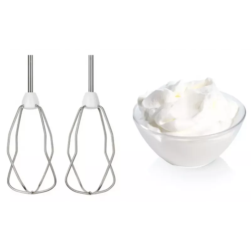 Handmixer Bosch MQWPL2000 — 375 W, 4 Geschwindigkeiten, Turbo, Puls, Edelstahl-Aufsätze, Schüssel inklusive