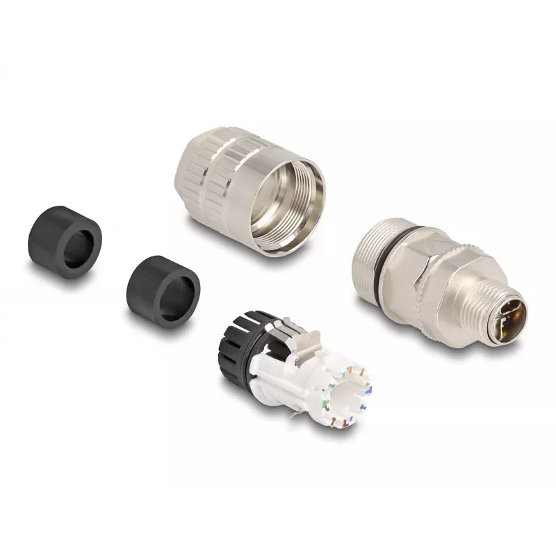 Drahtverbinder DeLOCK 86032 M12 LSA 2 cm Silber