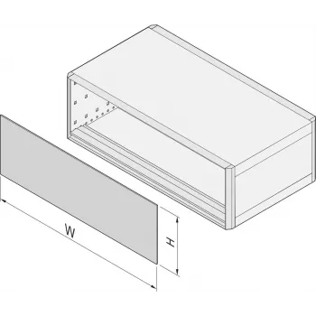 SCHROFF U-FRONTPL. EMC 3U 84HP - Rack-Zubehör (24572606)