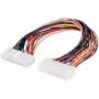 Wentronic Goobay Internes PC-Netzkabel, 0,3 m - 24-poliger Stecker > 24-polige Kupplung (93239)