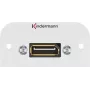 Kindermann 7441000588 Steckdosen-Einschub DisplayPort Aluminium (7441000588)