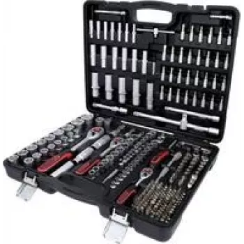 Steckschlüsselsatz ks tools 917.0255 — 255-teiliges Steckschlüssel- und Zubehörset 1/4 Zoll, 3/8 Zoll, 1/2 Zoll Antrieb
