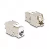 DeLOCK 88119 Keystone-Modul Flach Weiß RJ-45 10 Stück