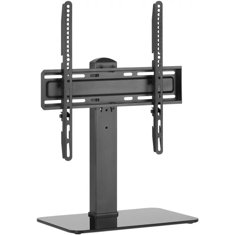Goobay Tisch-TV-Ständer Basic Fix | Schwenkbar | 32-70 Zoll | Maximale Belastung 40 kg | Schwarz
