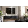 Cama 4D RTV-Schrank PALAZZO BIS 201x40x60 schwarz matt