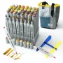 Doppelseitige Marker-Stifte Arrtx LC302499 – 40 Farben, Gelbton-Abstufungen