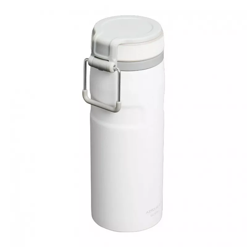 Thermobecher STANLEY Iceflow Täglicher Gebrauch 470 ml, Edelstahl, Flip-Verschluss, weiß