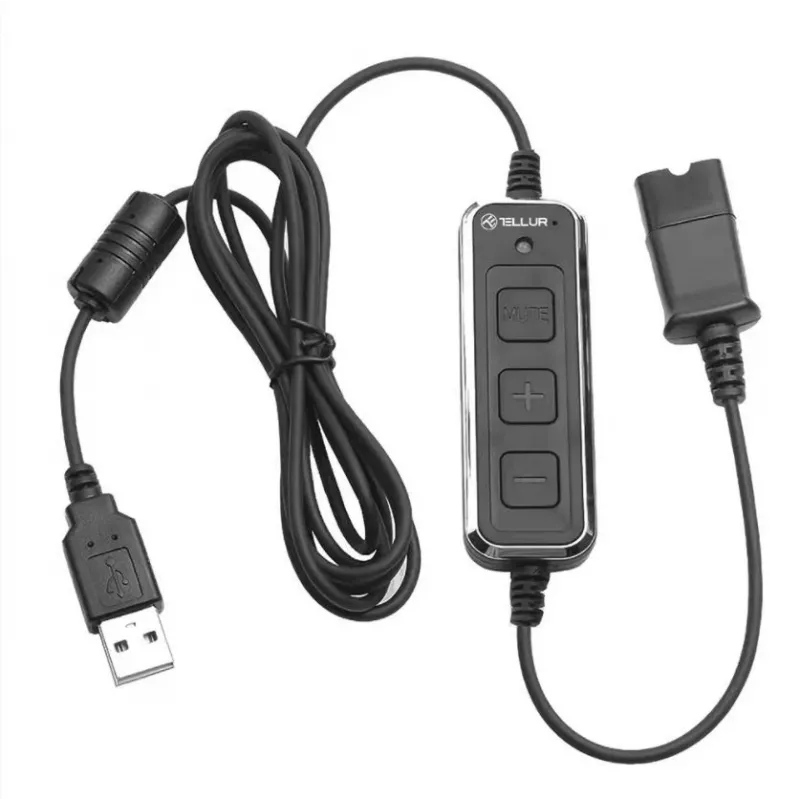 Headset Tellur Voice 510N monaural USB Schwarz